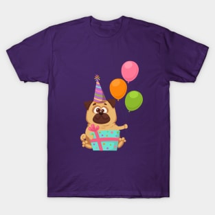 Happy Birthday Pug T-Shirt